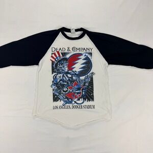 Dead & Company Raglan Baseball Tee Summer Tour 2018 Dodger Stadium S